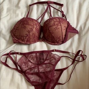 victoria secret bombshell bra and underwear set
